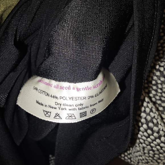 M.M Lafleur New York Elegant Black and White Polka Dot Skirt 4 - Picture 6 of 8